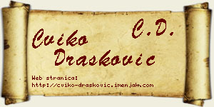 Cviko Drašković vizit kartica